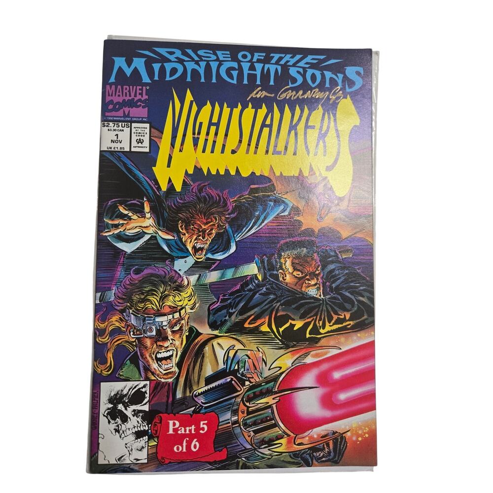 Marvel Comics Nightstalkers #1 (1992) - Rise of the Midnight Sons